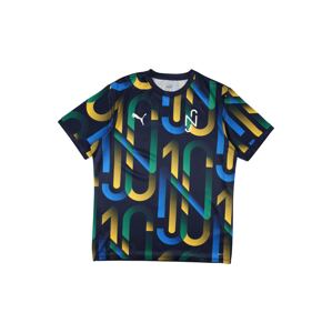 PUMA Funkčné tričko 'Neymar Jr'  námornícka modrá / nebesky modrá / biela / zelená / žltá