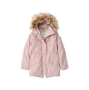 Abercrombie & Fitch Zimná bunda  ružová / hnedá / krémová