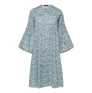 SELECTED FEMME Košeľové šaty 'Roman'  modrá / nebesky modrá / zelená / biela