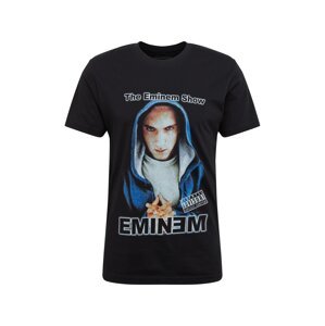 Mister Tee Tričko 'Eminem'  čierna / svetlobéžová / béžová melírovaná / modrá melírovaná / biela