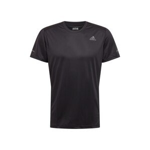 ADIDAS PERFORMANCE Funkčné tričko 'RUN IT'  čierna / sivá