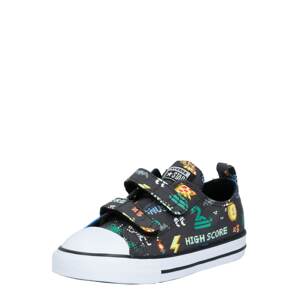CONVERSE Sneaker 'CTAS'  antracitová / zelená / žltá / biela / dymovo modrá