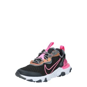 Nike Sportswear Športová obuv 'React Vision'  ružová / čierna / svetlohnedá / sivá / tmavosivá