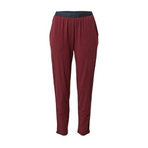 JOOP! Bodywear Pyžamové nohavice  vínovo červená / námornícka modrá