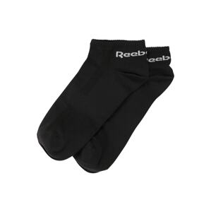 Reebok Športové ponožky  čierna / biela