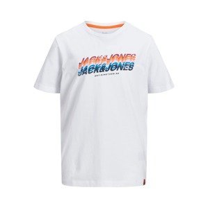 Jack & Jones Junior Tričko 'Tyler'  biela / zmiešané farby
