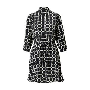 Dorothy Perkins Košeľové šaty 'MONO'  čierna / biela