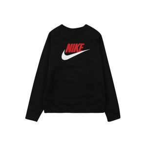 Nike Sportswear Mikina 'FUTURA'  červená / čierna / biela