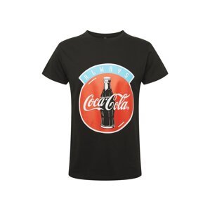 Mister Tee Tričko 'Always Coca Cola'  červená / čierna / biela / svetlomodrá