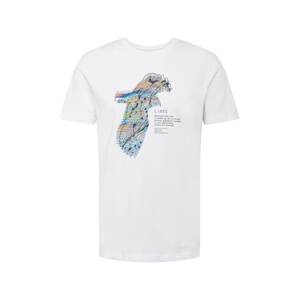 SELECTED HOMME Tričko 'REGALFIE'  biela / zmiešané farby