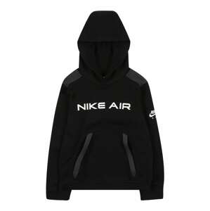 Nike Sportswear Mikina 'Air'  biela / čierna / sivá
