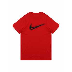 Nike Sportswear Tričko  tmavočervená / čierna