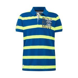 CAMP DAVID Shirt  kráľovská modrá / neónovo žltá