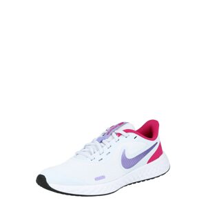 NIKE Športová obuv 'Revolution 5'  sivá / ružová / biela / tmavofialová