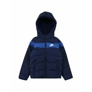 Nike Sportswear Prechodná bunda  modrá / námornícka modrá