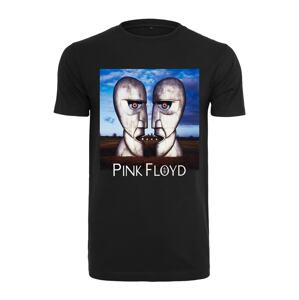 Mister Tee T-Shirt 'Pink Floyd The Division Bell'  čierna / biela / tmavomodrá / tmavosivá / kráľovská modrá