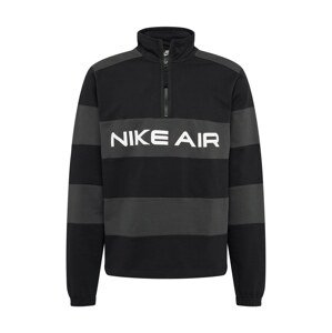 Nike Sportswear Mikina  tmavosivá / čierna / biela
