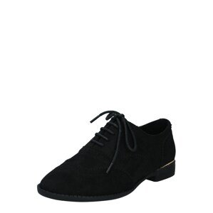 NEW LOOK Šnurovacie topánky  čierna