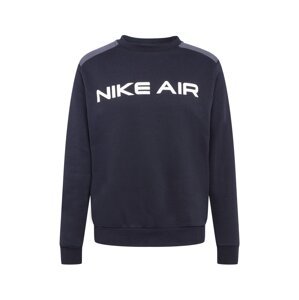 Nike Sportswear Mikina  biela / čierna / sivá melírovaná