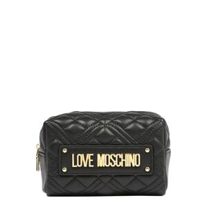 Love Moschino Kozmetická taška  čierna / zlatá