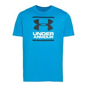 UNDER ARMOUR Funkčné tričko  čierna / nebesky modrá / biela