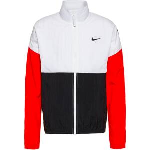 NIKE Športová bunda 'Starting 5'  biela / čierna / červená