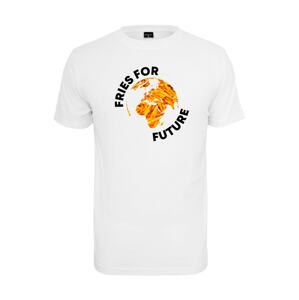 Mister Tee Tričko 'Fries For Future'  oranžová / čierna / biela