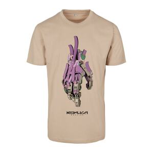 Mister Tee Shirt 'Replika'  piesková / zmiešané farby
