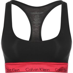 Calvin Klein Underwear Podprsenka ' Unlined '  čierna / červená