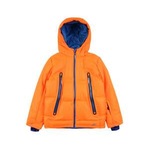 4F Outdoorová bunda  námornícka modrá / neónovo oranžová