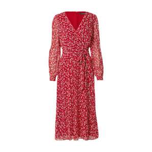 Lauren Ralph Lauren Šaty  červená / biela