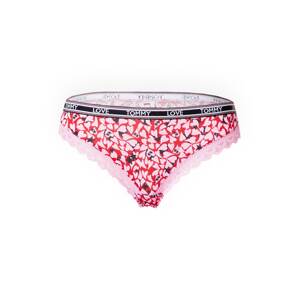 Tommy Hilfiger Underwear Tangá  červená / tmavomodrá / ružová