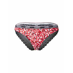 Tommy Hilfiger Underwear Nohavičky  červená / biela / čierna