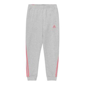 ADIDAS PERFORMANCE Športové nohavice  sivá melírovaná / ružová