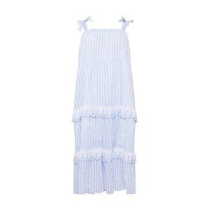 Cotton On Curve Letné šaty 'CLARISSA'  svetlomodrá / biela