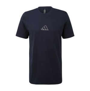 ADIDAS PERFORMANCE Funkčné tričko  kráľovská modrá / biela