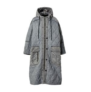 DIESEL Prechodný kabát 'W-DAYA'  sivá / sivobéžová