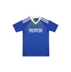 ADIDAS PERFORMANCE Funkčné tričko 'Predator'  kráľovská modrá / biela / žltá