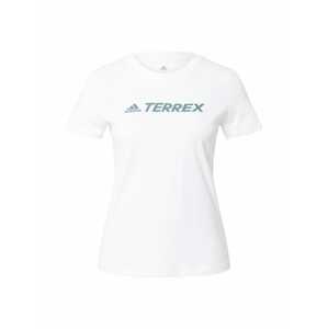 adidas Terrex Funkčné tričko  biela / pastelovo modrá