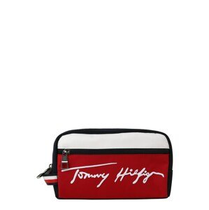 TOMMY HILFIGER Hygienická taška  tmavomodrá / biela / červená