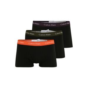 Calvin Klein Underwear Boxerky  čierna / červená / tmavozelená / tmavofialová