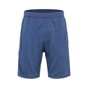 ADIDAS PERFORMANCE Športové nohavice  modrá / biela