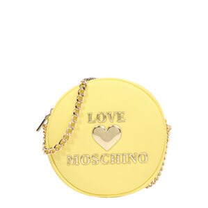 Love Moschino Taška cez rameno  žltá / zlatá