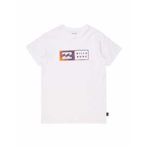 BILLABONG Funkčné tričko 'INVERSED'  biela / oranžová / ružová / modrofialová