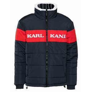 Karl Kani Zimná bunda ' Retro Block Reversible Puffer '  modrá