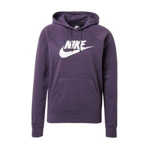 Nike Sportswear Mikina  biela / tmavofialová