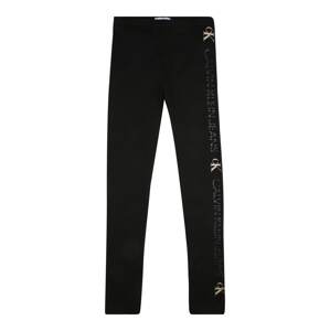 Calvin Klein Jeans Legíny  čierna / béžová