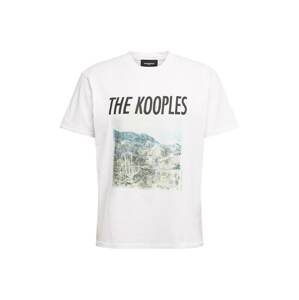 The Kooples T-Shirt  biela / čierna / kamenná / modrá