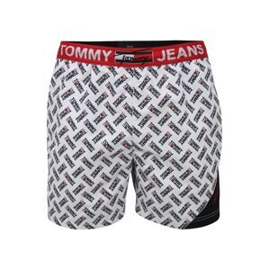Tommy Hilfiger Underwear Plavecké šortky  biela / tmavomodrá / ohnivo červená
