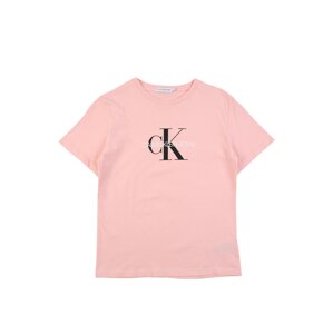 Calvin Klein Jeans Tričko  ružová / biela / čierna